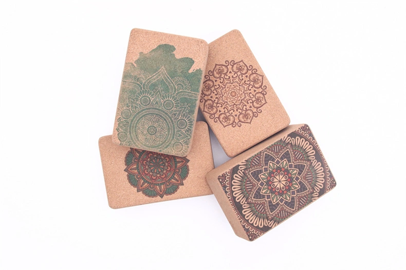 Cork Yoga Block Yoga Brick Gym Fitness Non Toxic Yoga Exercise