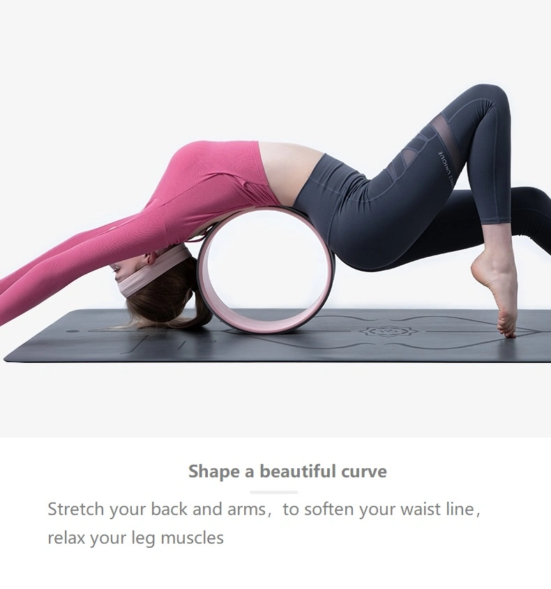 Customized High Quality Improved Camel Back Bending EVA + PP Floating Point Backache Roll Fitness Wheel Yoga