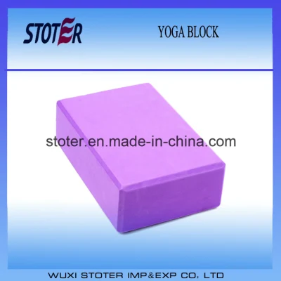 Bunter EVA-Yoga-Block und Steine