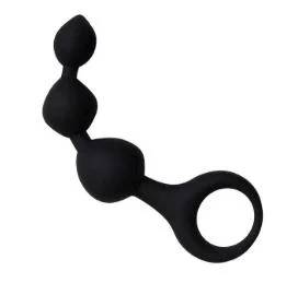 Schwarz Vestibular Pull Bead Anal Plug Anal Masturbation Gerät Männliche und Weibliche Vestibular Massage Gerät Erwachsene Sex Produkte